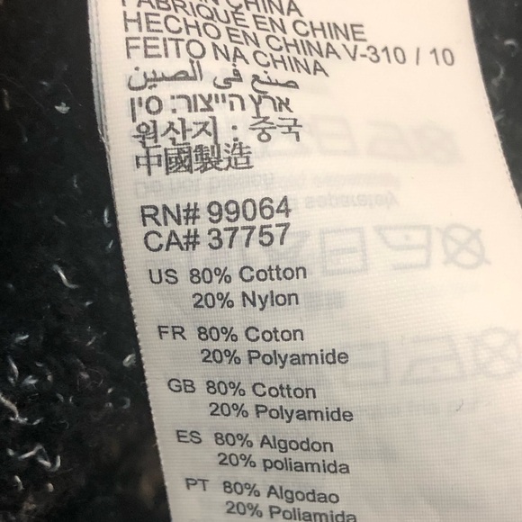 BILLABONG JUNIORS YEAH BOUY LACE-UP SWEATER BLACK LARGE - Picture 4 of 11